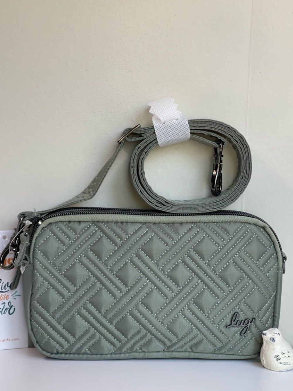 Lug Coupe XL With RFID Crossbody New With Tag ๐ท๏ธ Sage